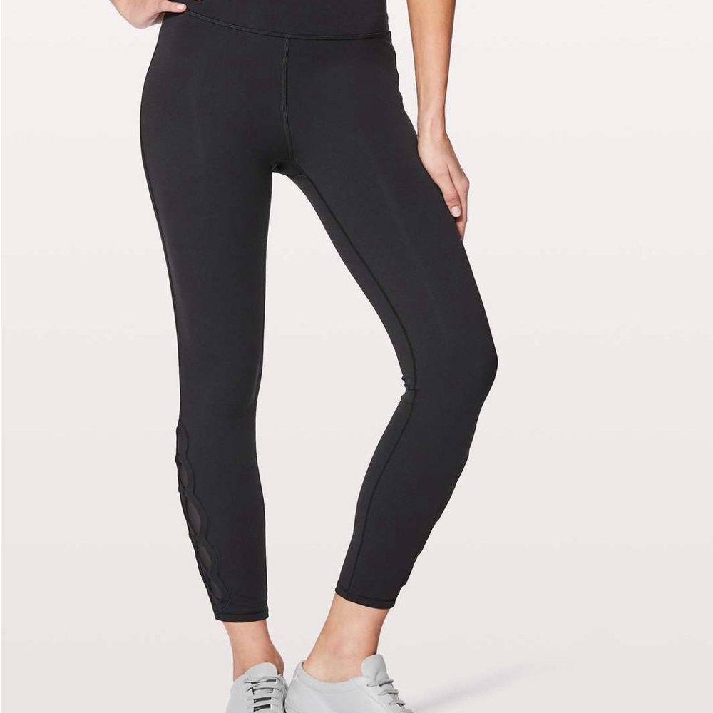 Lululemon Athletica Black 7/8 Leggings